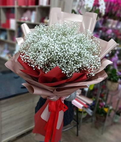 Букет цветов из: Гипсофила в Дубовской