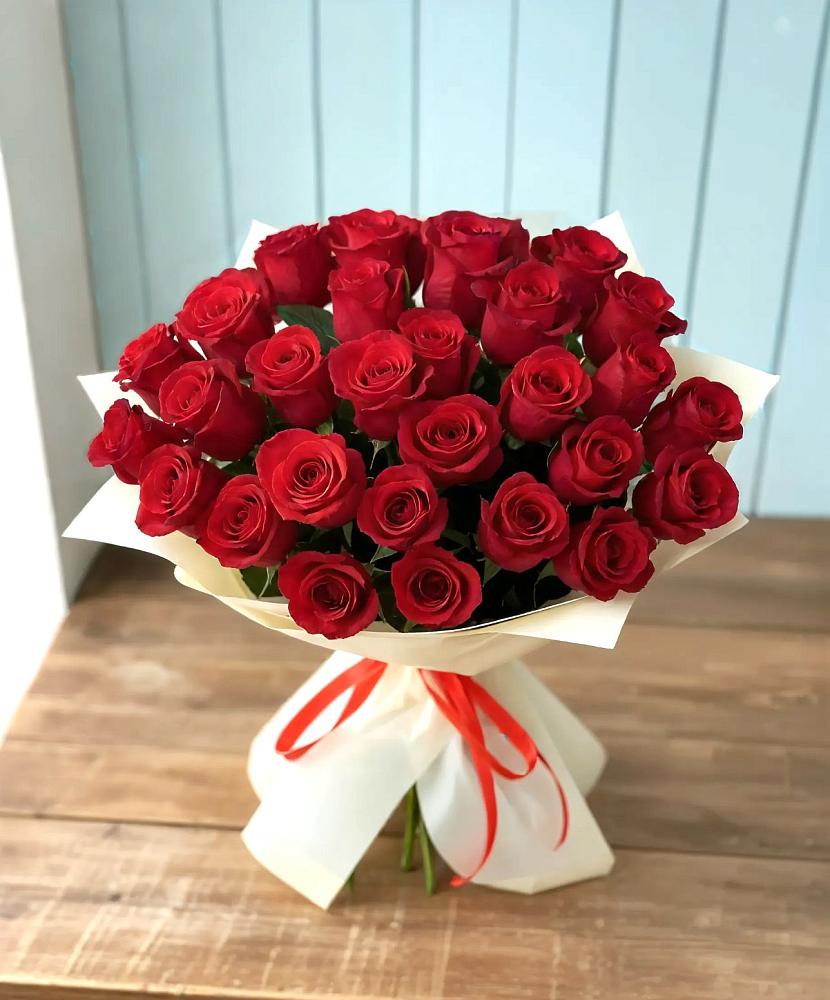 Букет 29 Красных роз в Дубовской