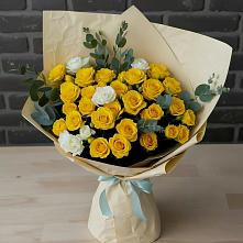 Букет цветов из:  Розы в Дубовской