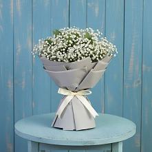 Букет цветов из:  Гипсофила в Дубовской