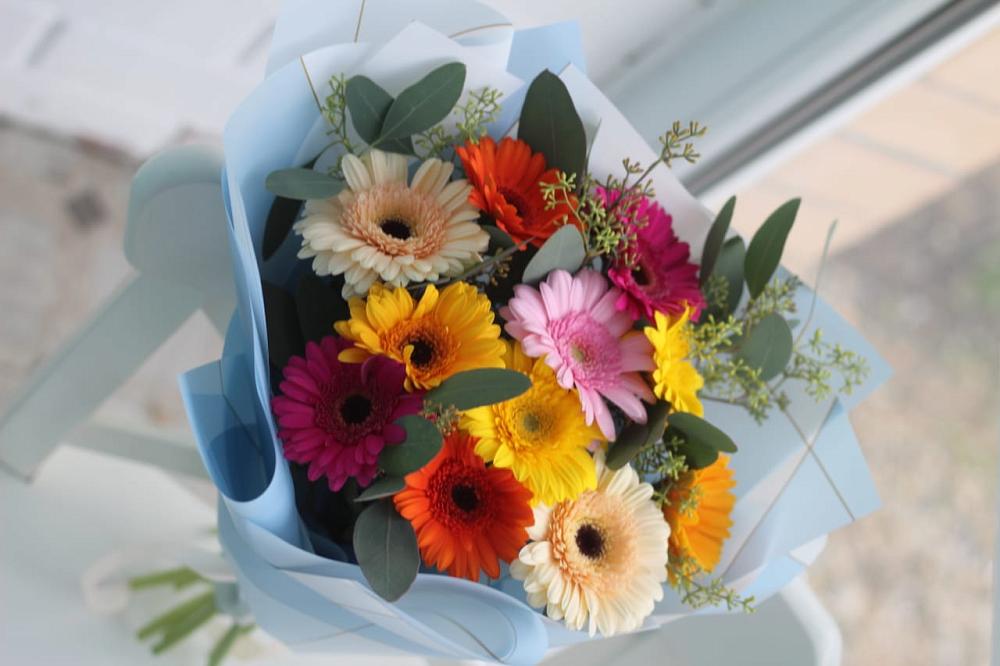 Букет цветов из: Герберы в Дубовской