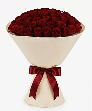 Букет 101 Бордовая роза Блэк Бакарра в Дубовской