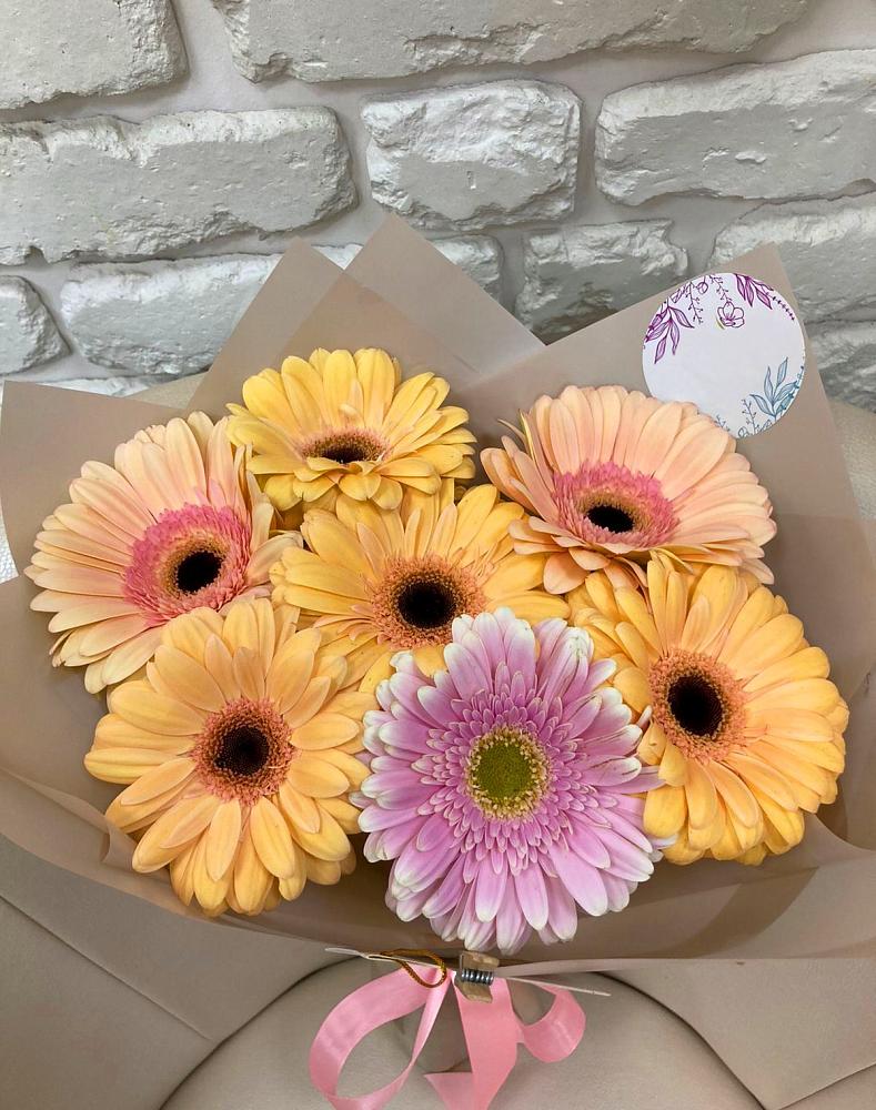 Букет цветов из: Герберы в Дубовской