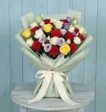 Букет цветов из:  Розы в Дубовской