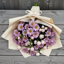 Букет цветов из:  Розы и Хризантемы #REPLACE_PRED# Дубовской