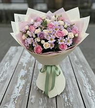 Букет цветов из:  Розы и Хризантемы в Дубовской