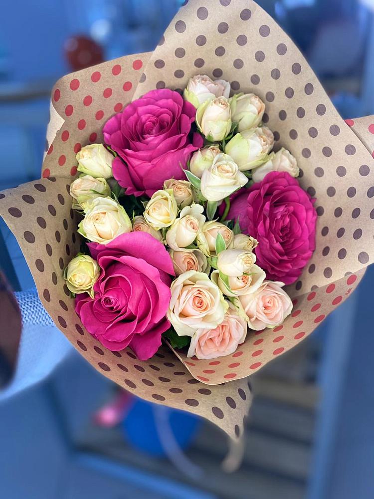 Букет цветов из: Розы в Дубовской