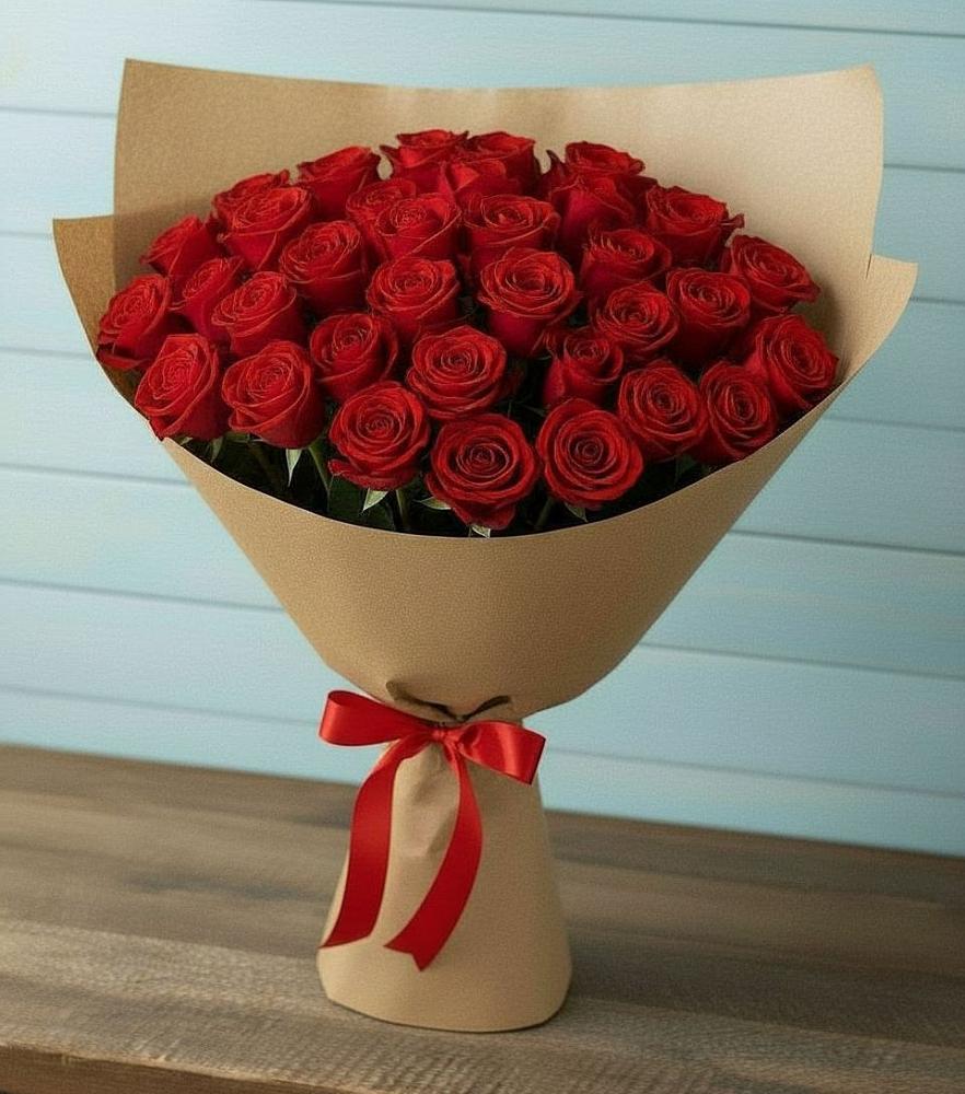 Букет Красные розы Милано в Дубовской