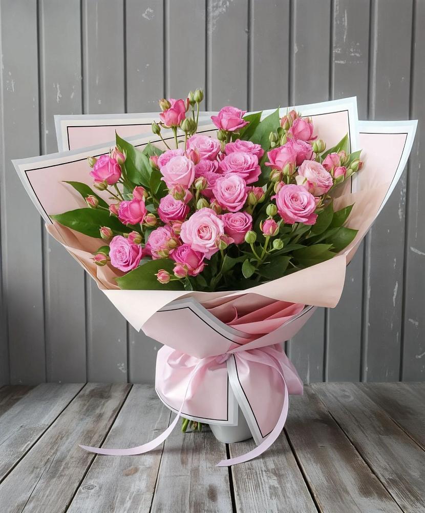 Букет Розовый кустик в Дубовской