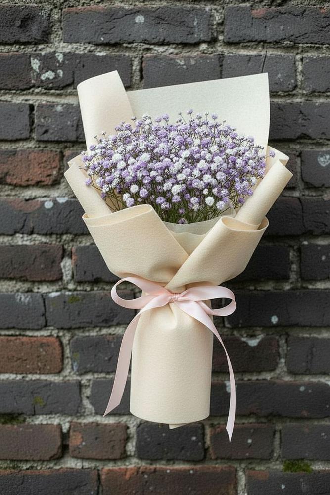 Букет цветов из: Гипсофила в Дубовской