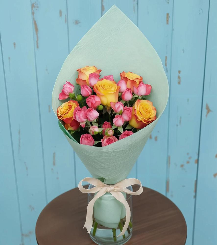 Букет цветов из: Розы в Дубовской