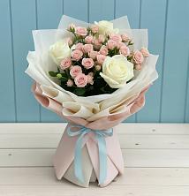 Букет цветов из:  Розы в Дубовской