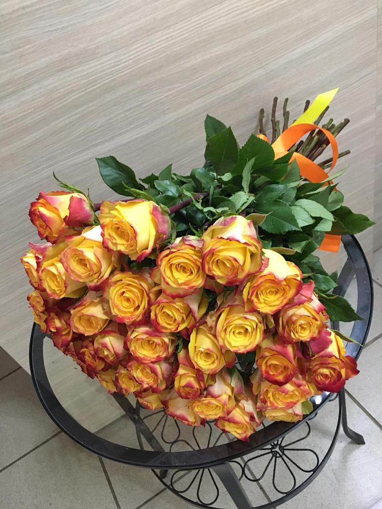 Букет Желтые розы в Дубовской