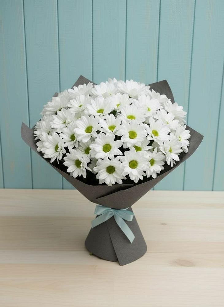 Букет цветов из: Хризантемы в Дубовской