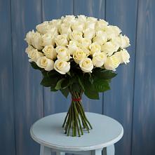 Букет 51 Белая роза Эдлесс Лав #REPLACE_PRED# Дубовской