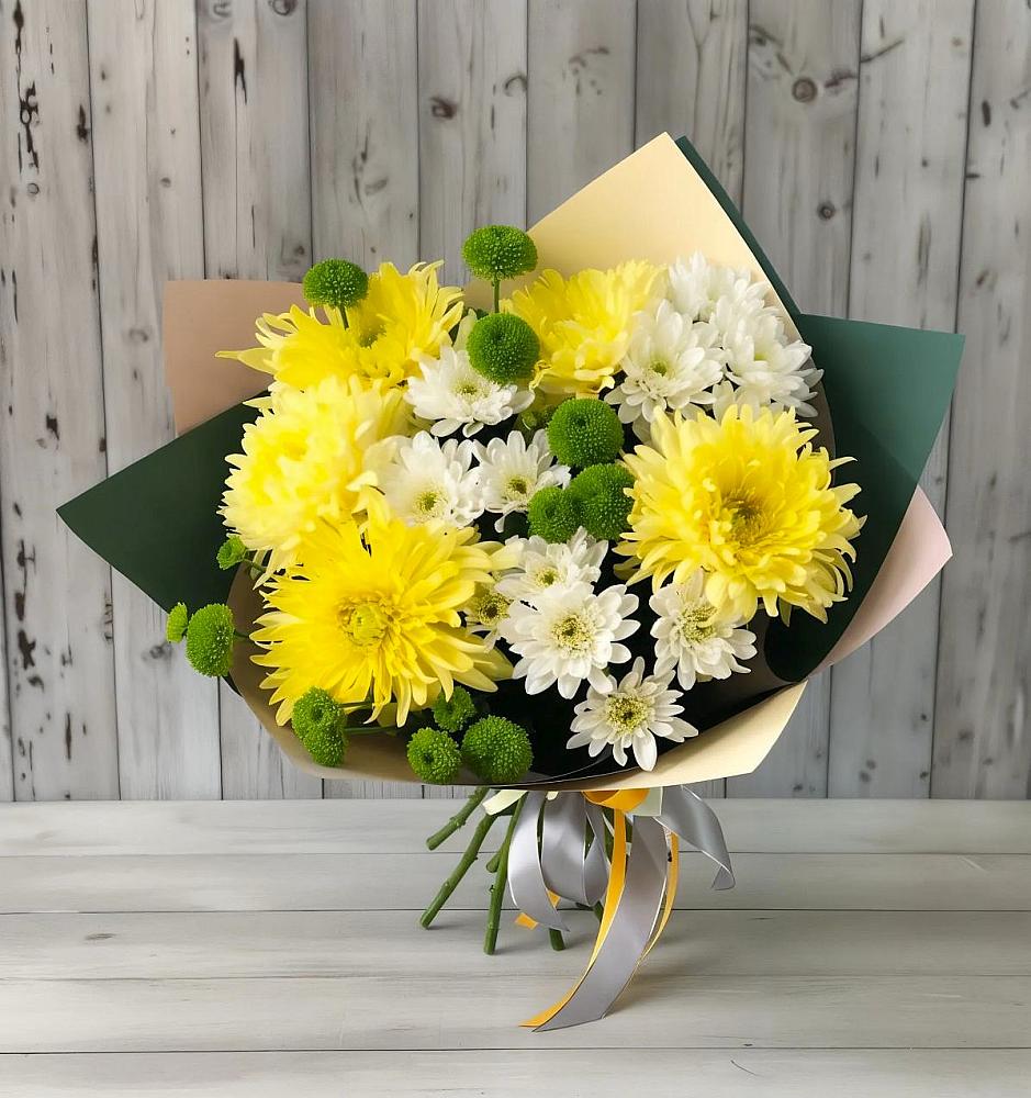 Букет цветов из: Хризантемы в Дубовской