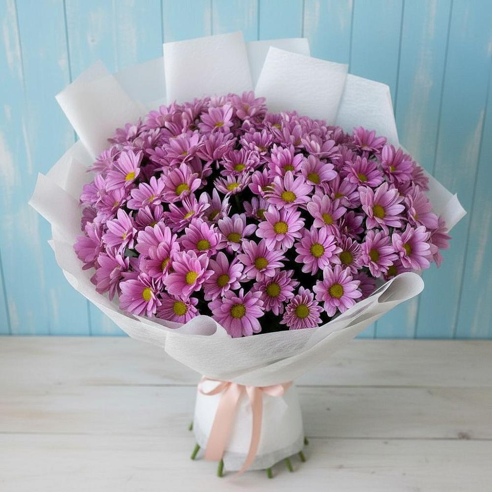 Букет цветов из: Хризантемы в Дубовской