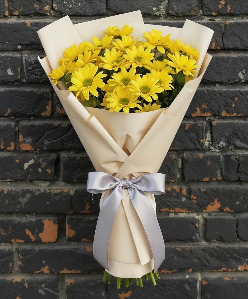 Букет цветов из: Хризантемы в Дубовской