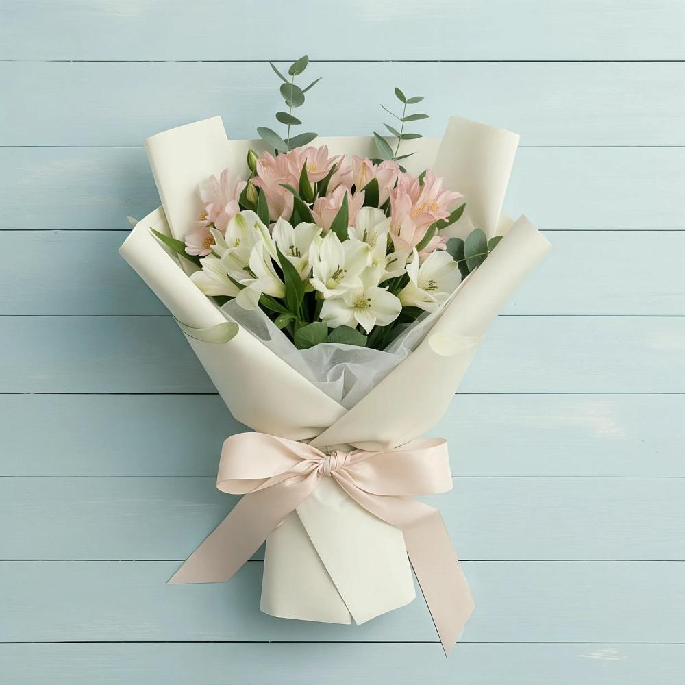 Букет цветов из: Альстромерии в Дубовской