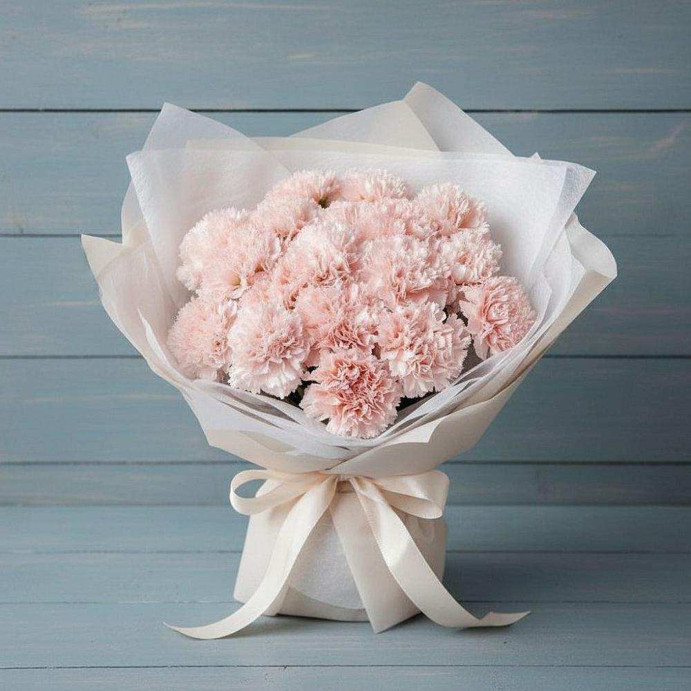 Букет цветов из: Гвоздики в Дубовской