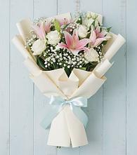 Букет цветов из:  Лилии в Дубовской