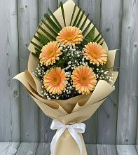Букет цветов из:  Герберы в Дубовской