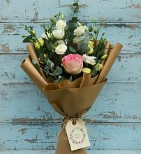 Букет цветов из:  Розы и Лизиантусы #REPLACE_PRED# Дубовской