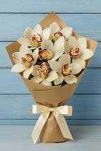 Букет цветов из:  Орхидеи и Розы в Дубовской