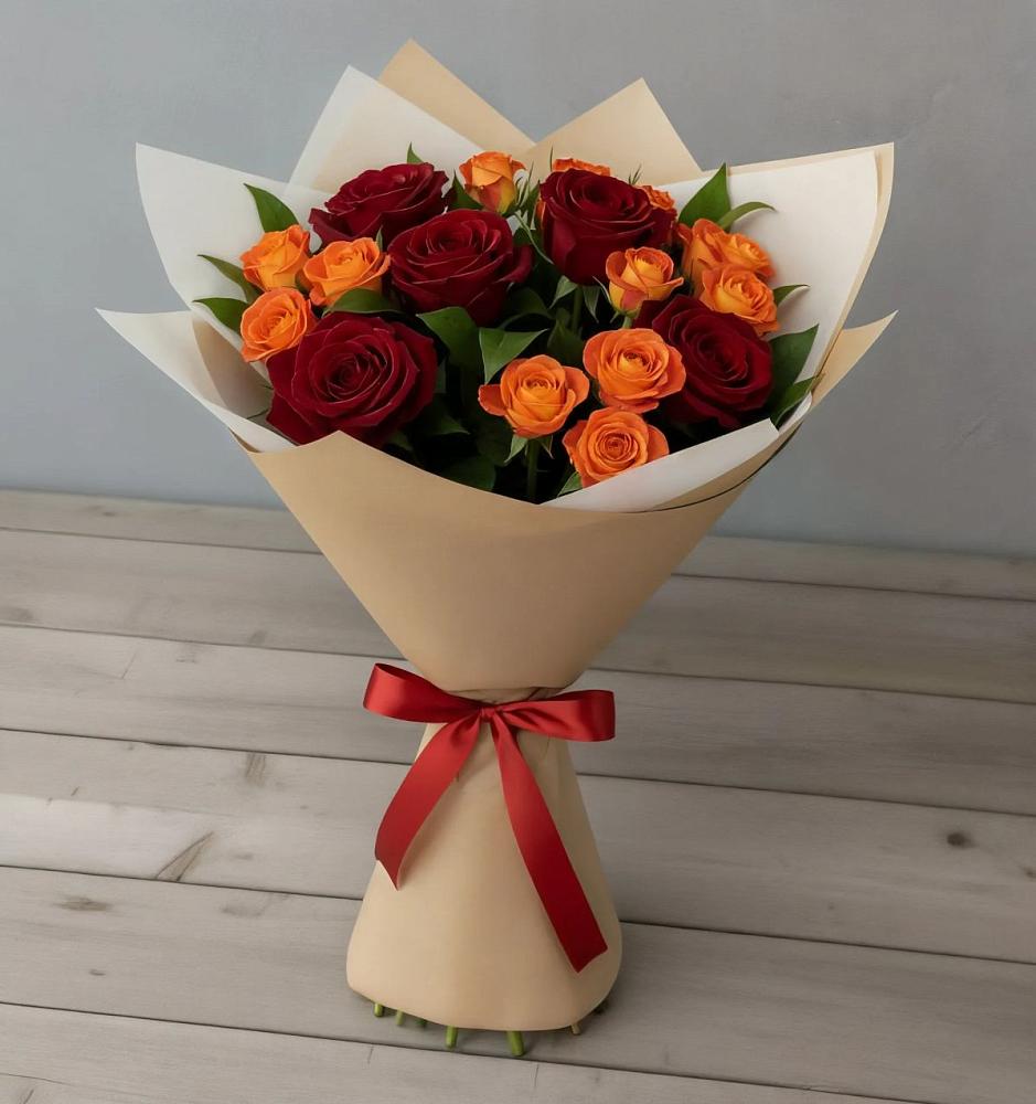 Букет Любовь и восторг в Дубовской